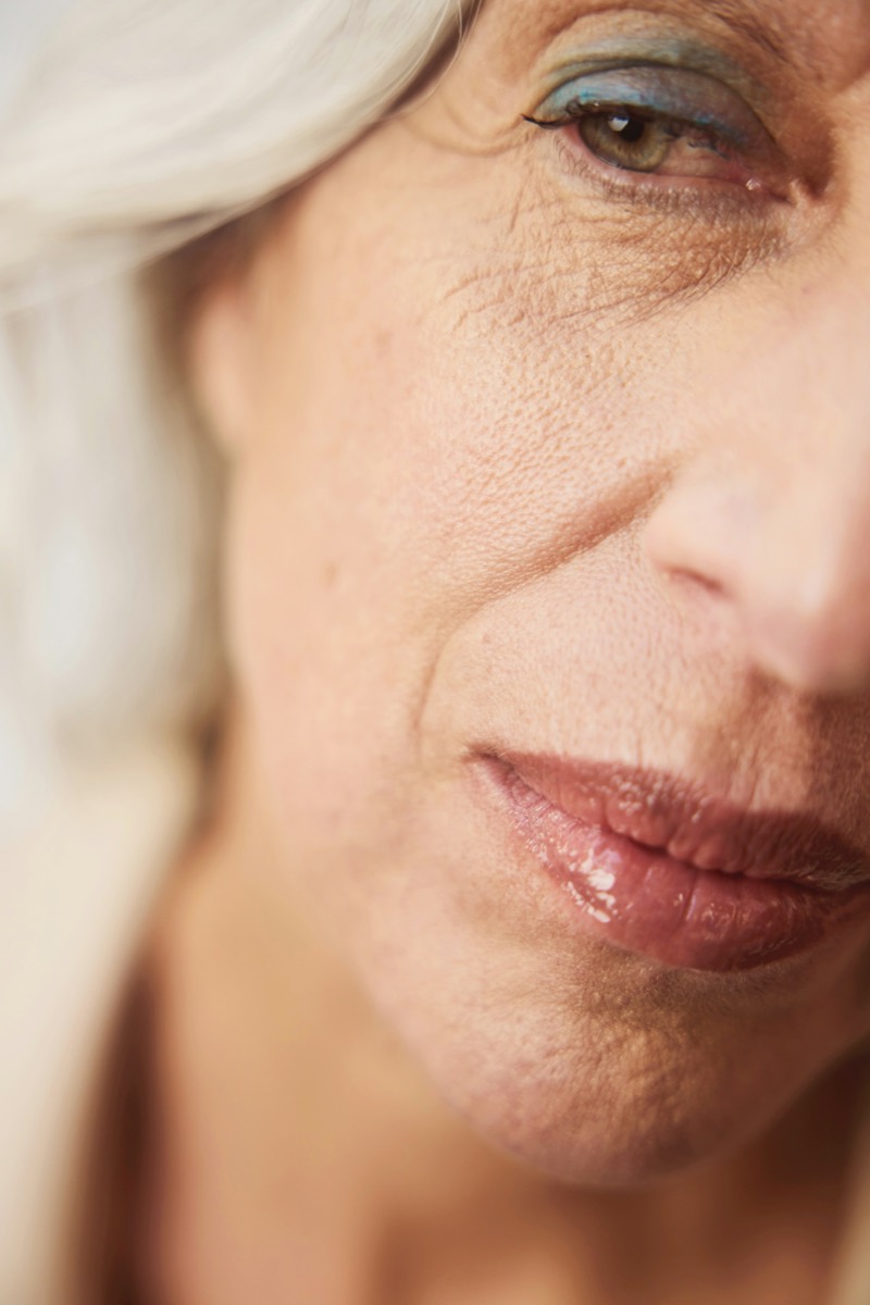 Close portrait in soft natural light